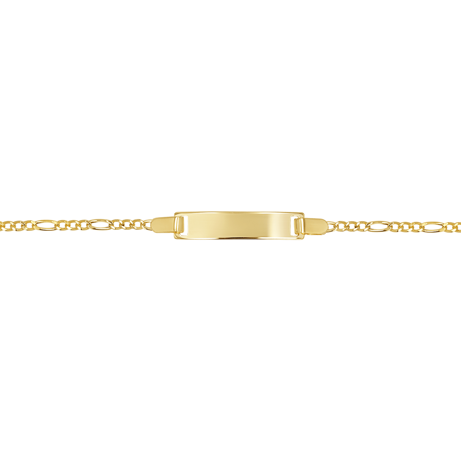Kids Baby Figaro ID Bracelet - Lotus Diamond
