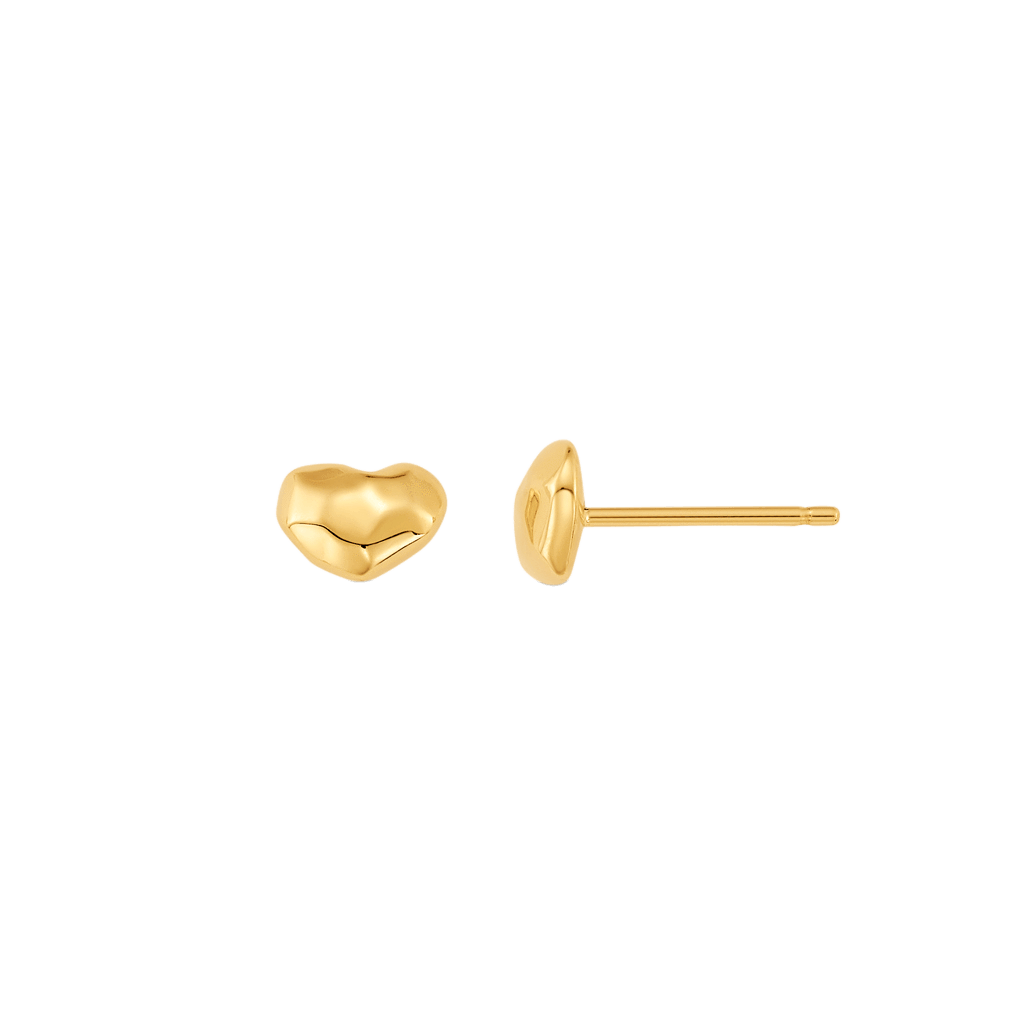 Kids Baby Love Heart Earrings - Lotus Diamond