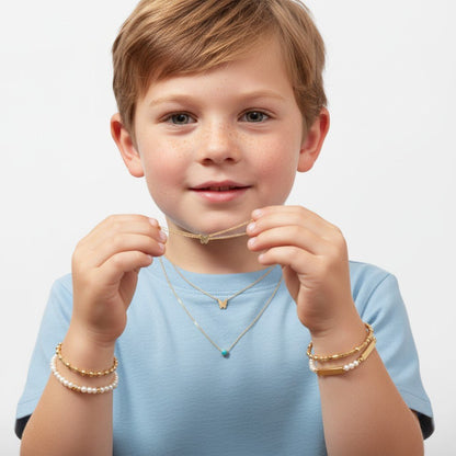 Kids Butterfly Necklace - Lotus Diamond