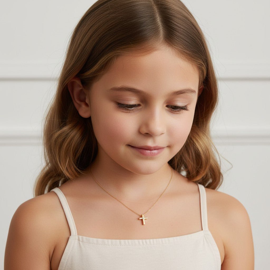 Kids Center Diamond Cross - Lotus Diamond