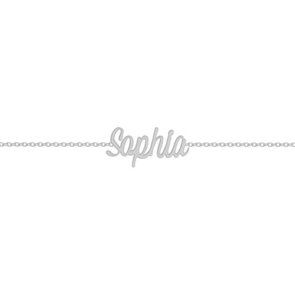 Kids Custom Name Bracelet - Lotus Diamond