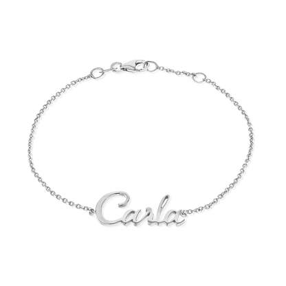 Kids Custom Name Bracelet - Lotus Diamond