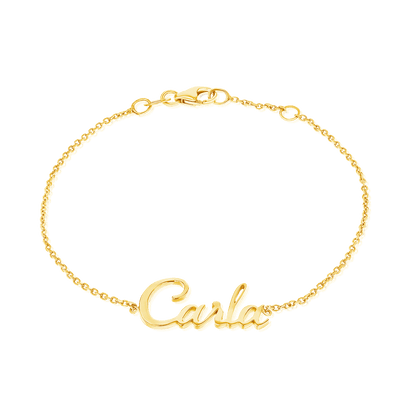 Kids Custom Name Bracelet - Lotus Diamond