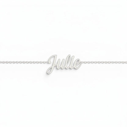 Kids Custom Name Bracelet - Lotus Diamond