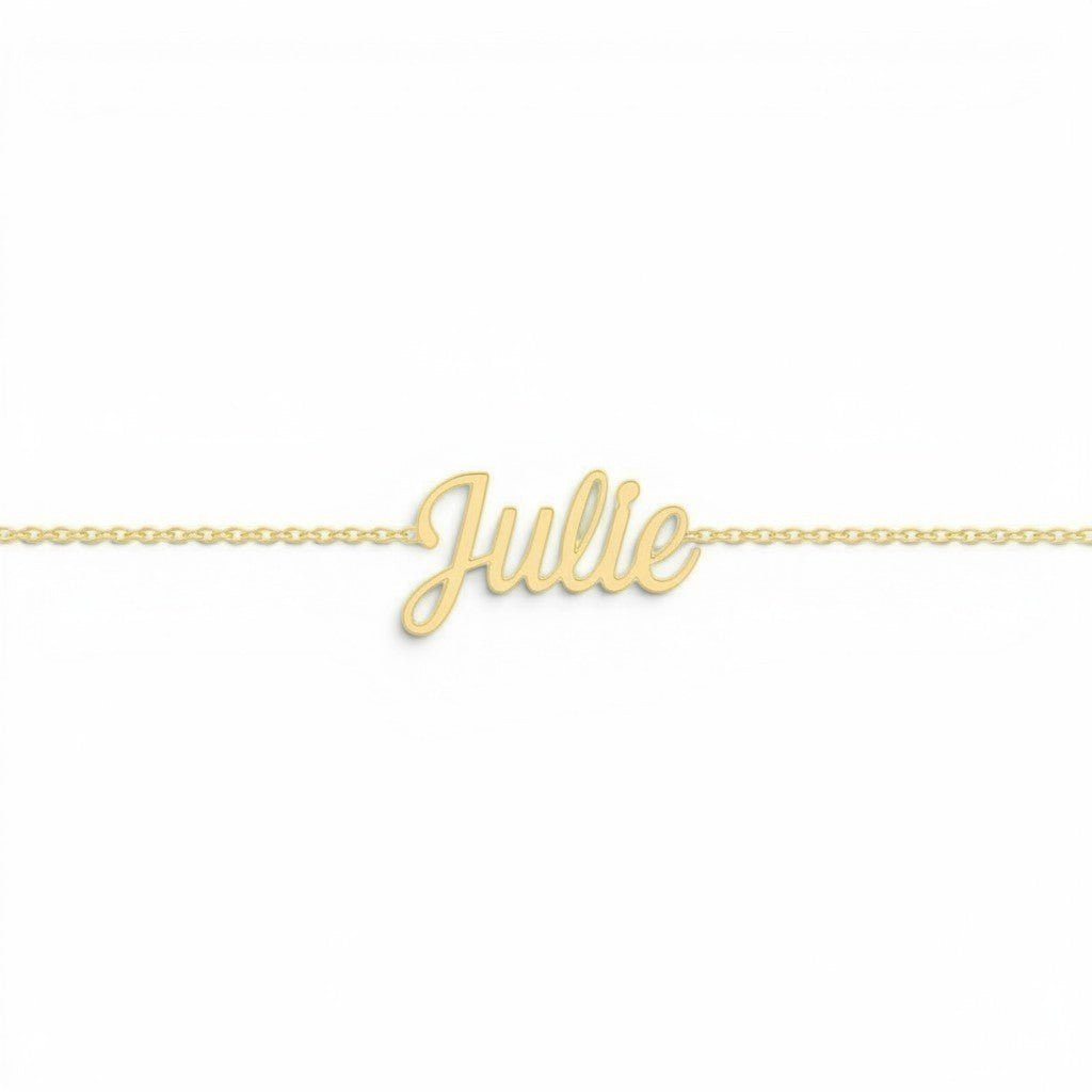 Kids Custom Name Bracelet - Lotus Diamond