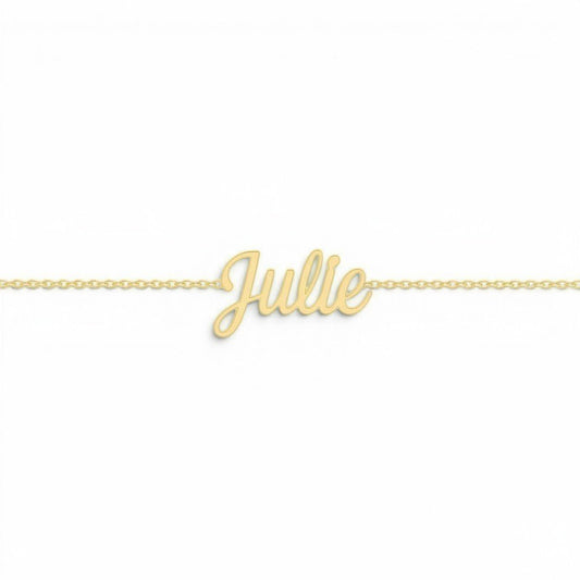 Kids Custom Name Bracelet - Lotus Diamond
