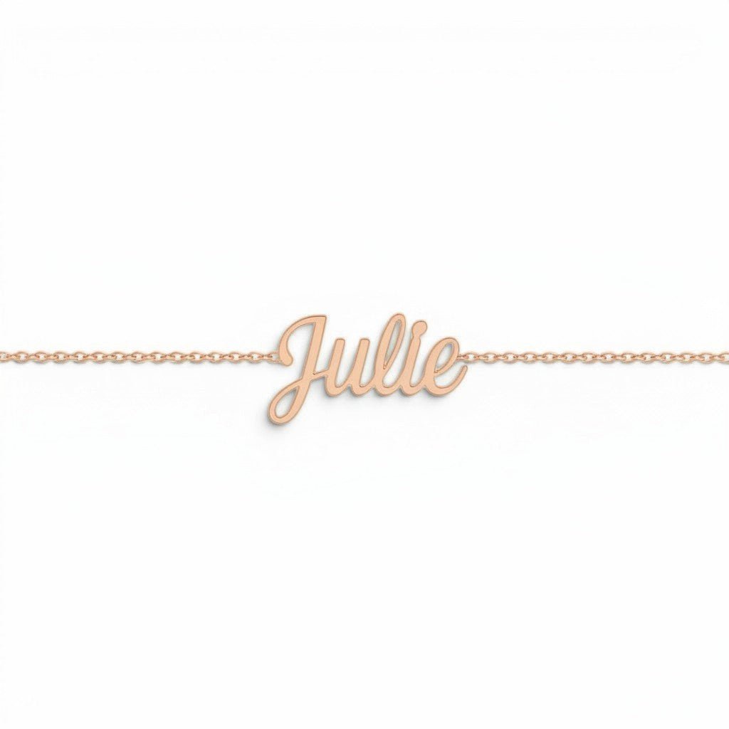 Kids Custom Name Bracelet - Lotus Diamond