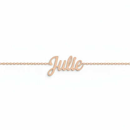 Kids Custom Name Bracelet - Lotus Diamond