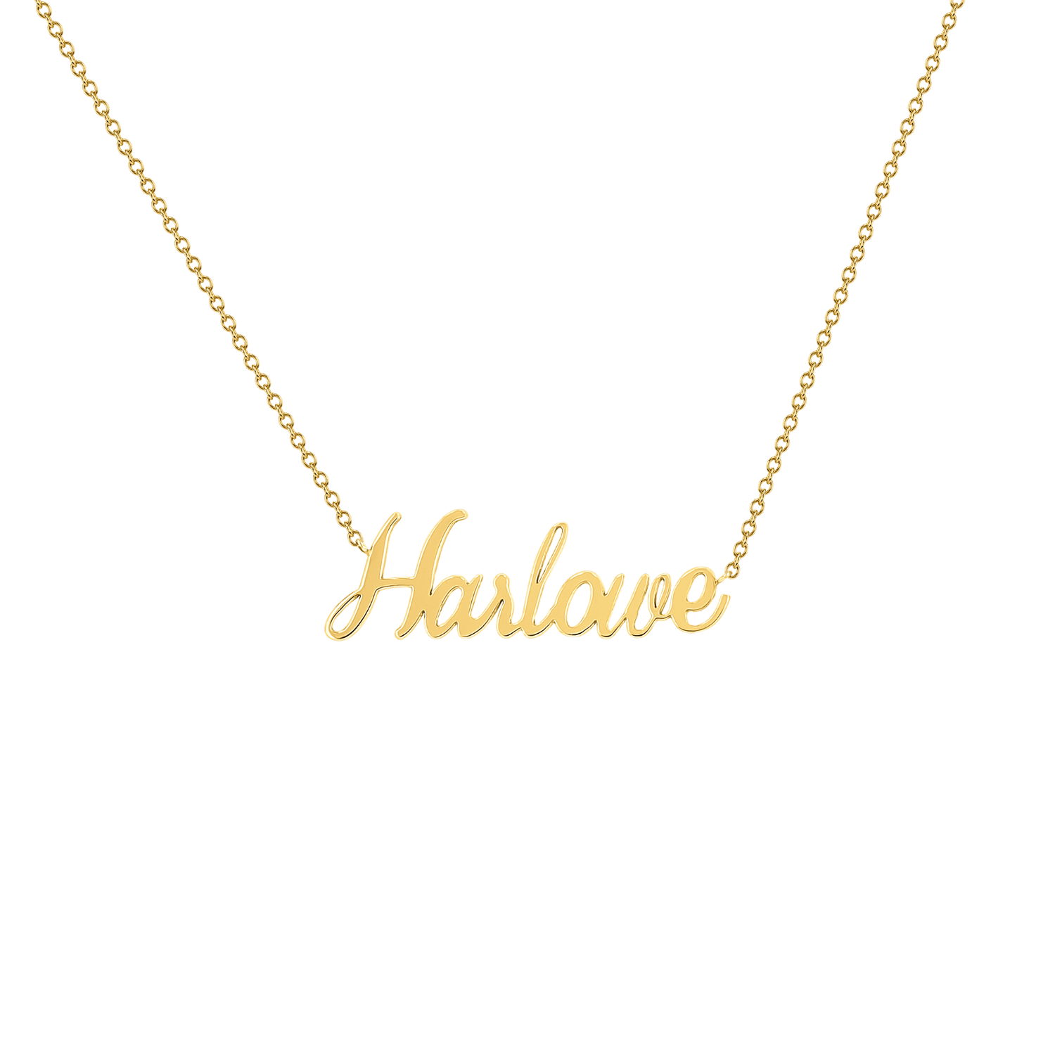 Kids Custom Name Necklace - Lotus Diamond