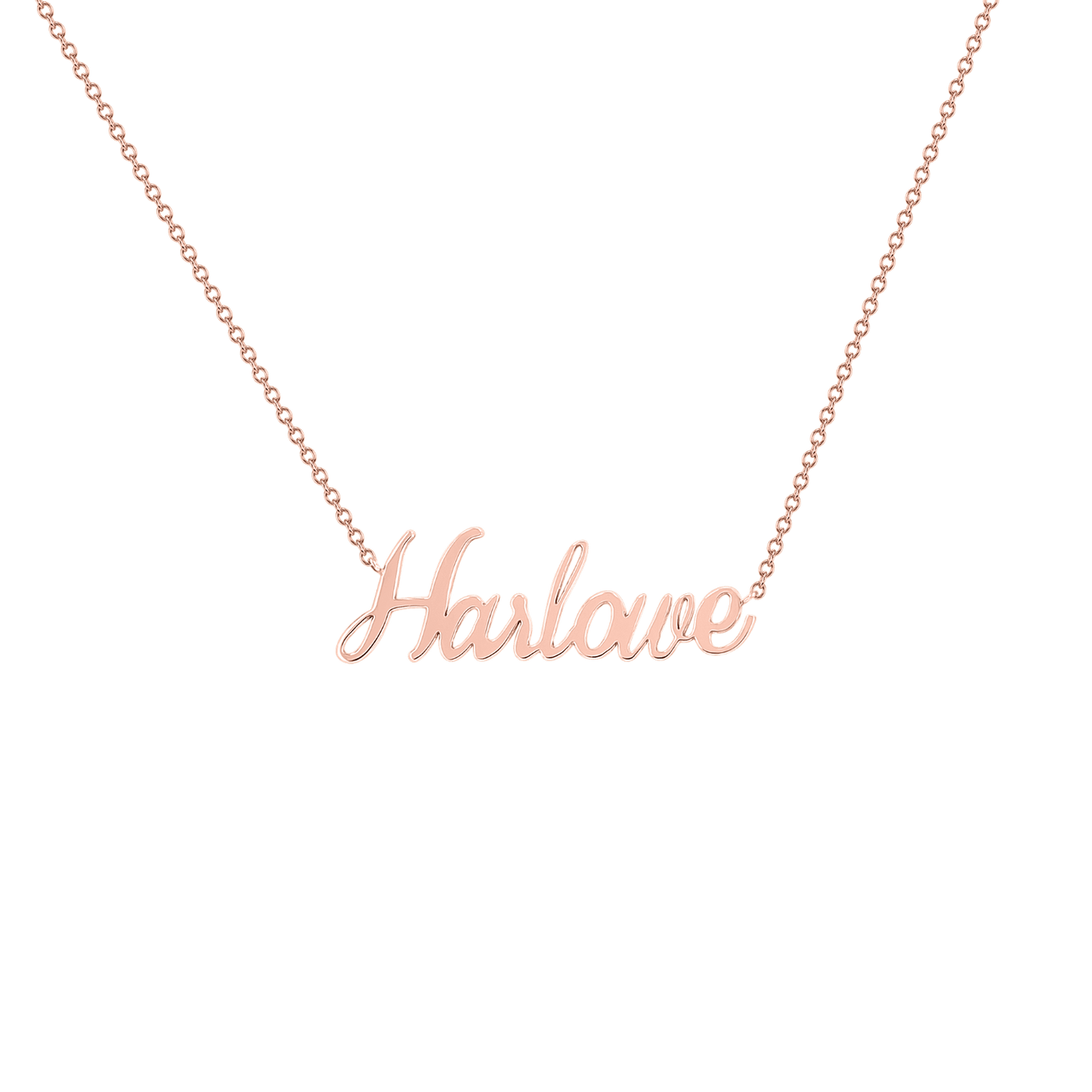 Kids Custom Name Necklace - Lotus Diamond