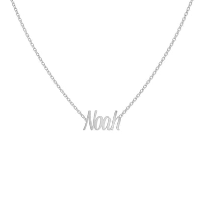Kids Custom Name Necklace - Lotus Diamond