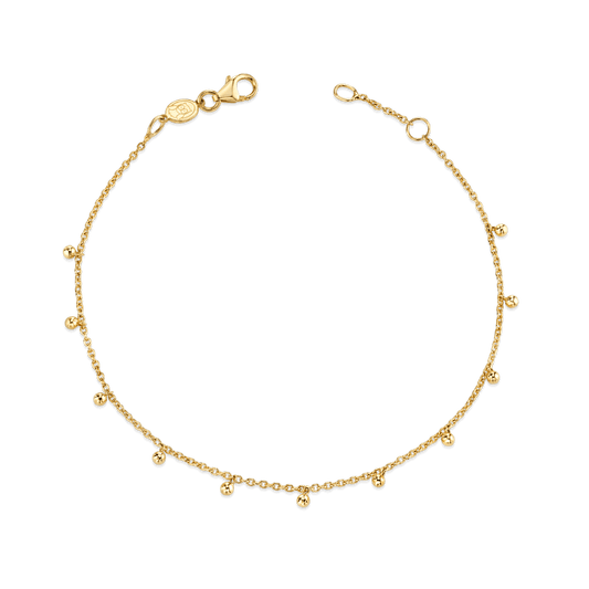 Kids Dainty Ball Bracelet - Lotus Diamond