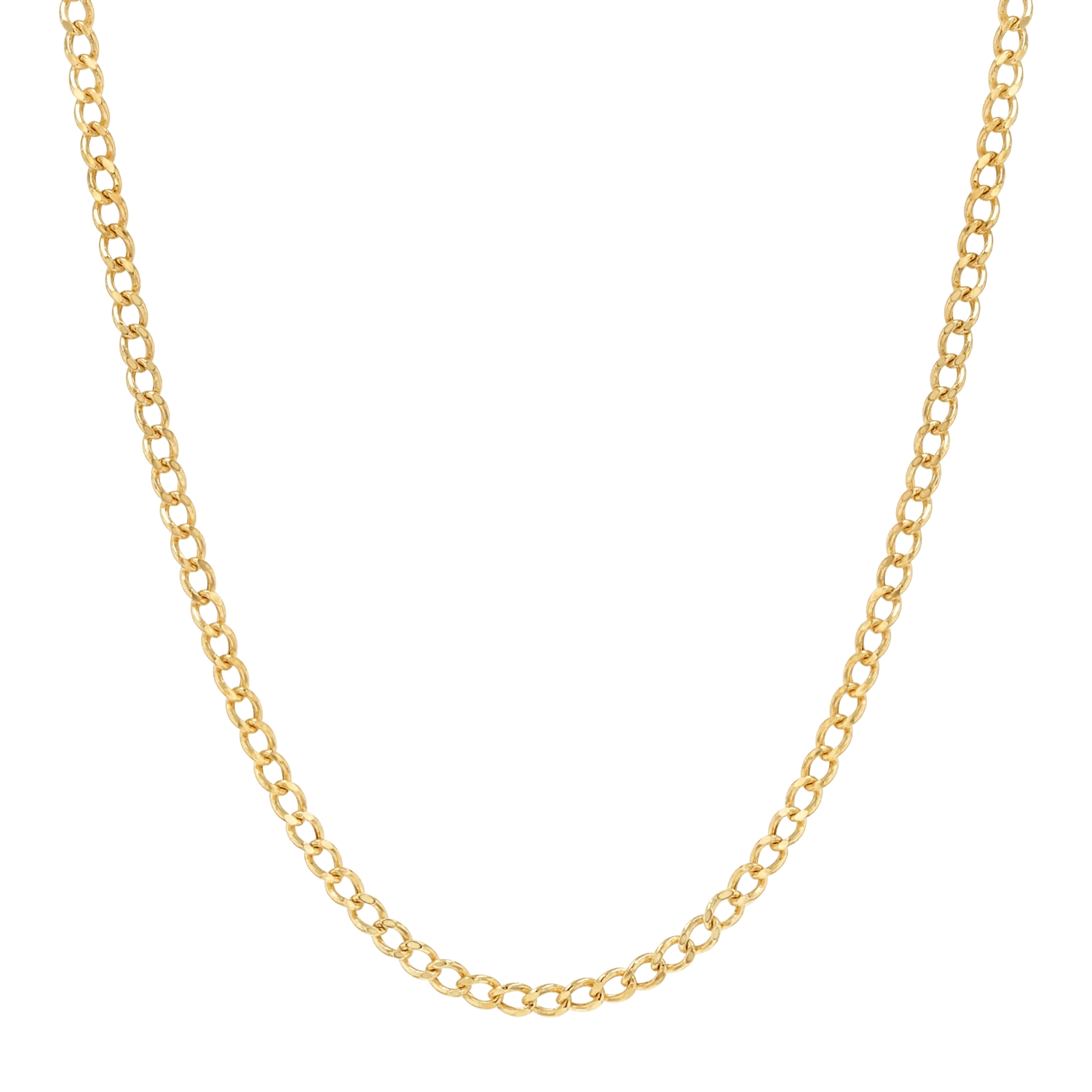Kids Dainty Cuban Link Chain Necklace - Lotus Diamond