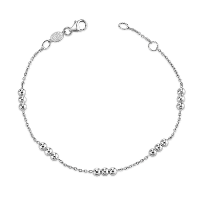 Kids Dainty Triple Gold Bead Bracelet - Lotus Diamond