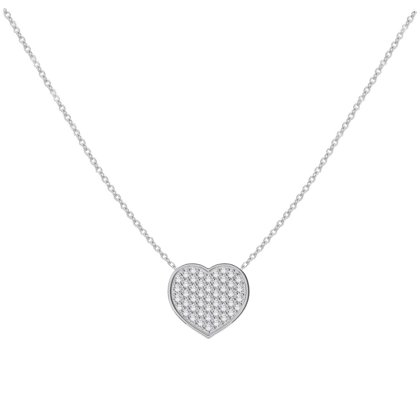 Kids Diamond Heart Necklace - Lotus Diamond