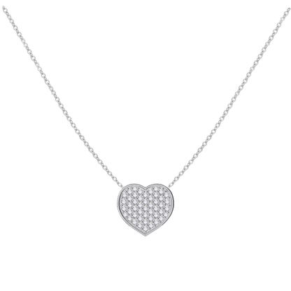 Kids Diamond Heart Necklace - Lotus Diamond