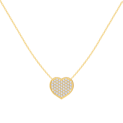 Kids Diamond Heart Necklace - Lotus Diamond