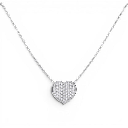 Kids Diamond Heart Necklace - Lotus Diamond