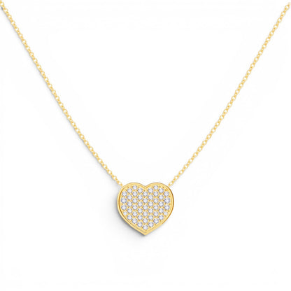 Kids Diamond Heart Necklace - Lotus Diamond