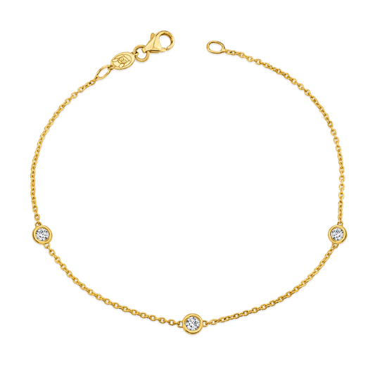 Kids Diamond Strand Bracelet - Lotus Diamond