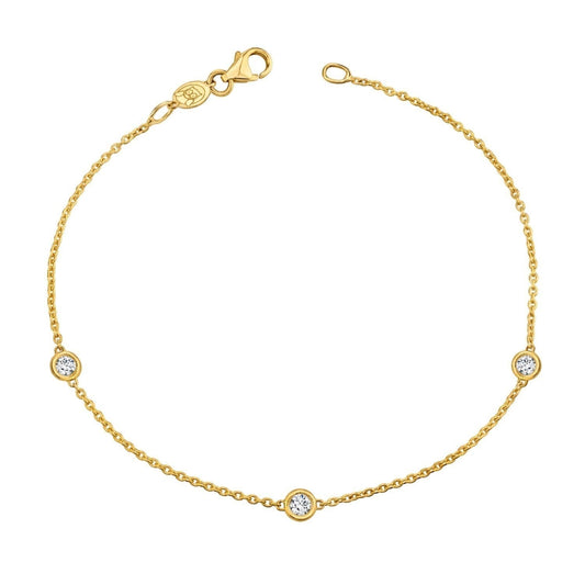 Kids Diamond Strand Bracelet - Lotus Diamond