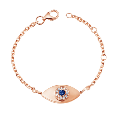 Kids Evil Eye Bracelet - Lotus Diamond