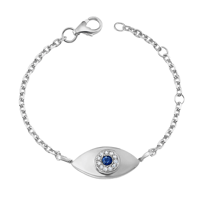 Kids Evil Eye Bracelet - Lotus Diamond