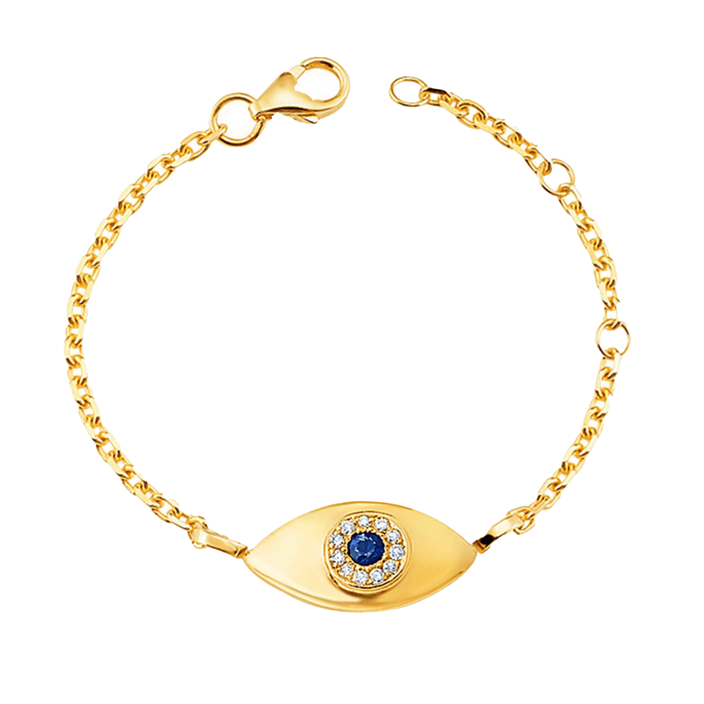 Kids Evil Eye Bracelet - Lotus Diamond