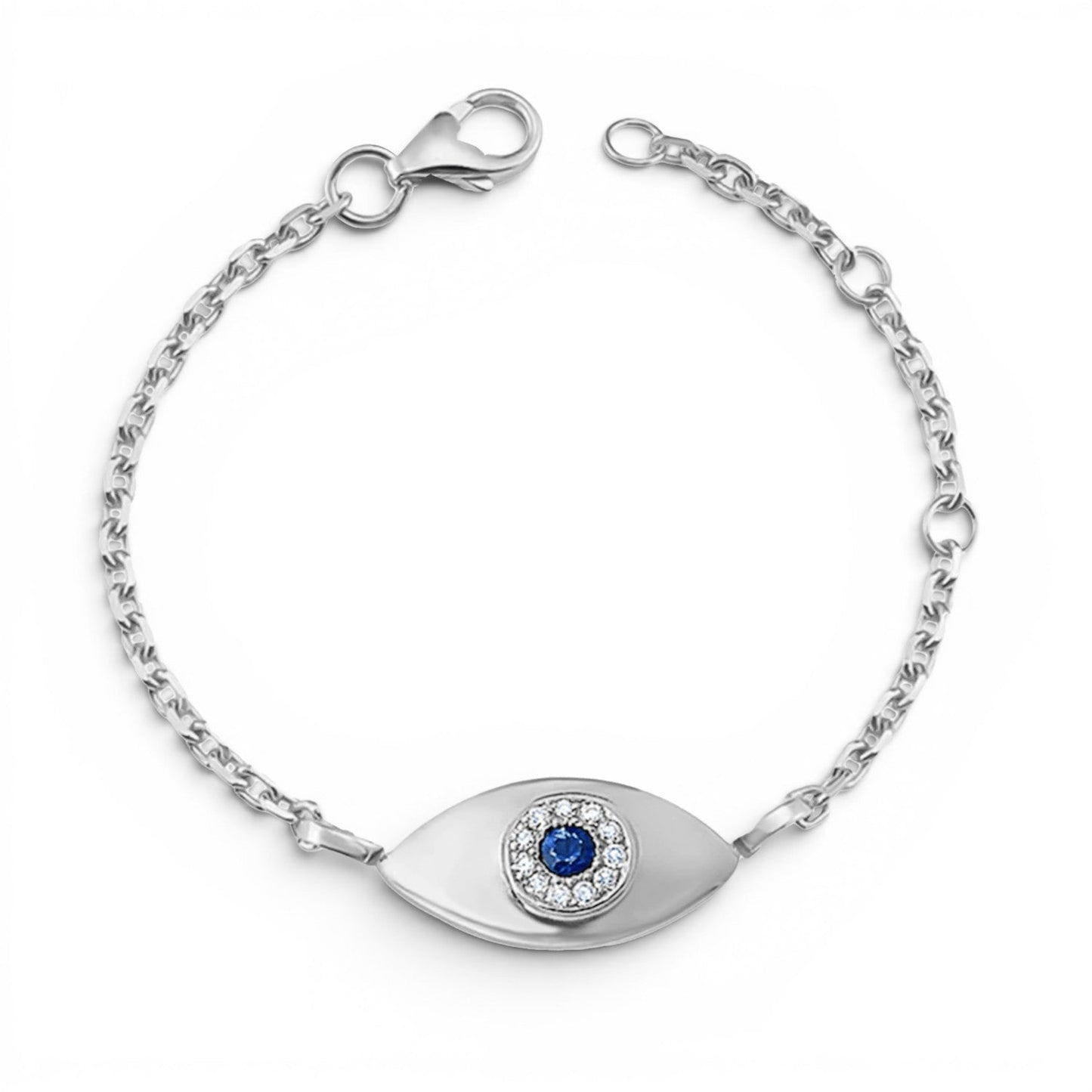 Kids Evil Eye Bracelet - Lotus Diamond