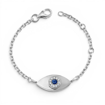 Kids Evil Eye Bracelet - Lotus Diamond