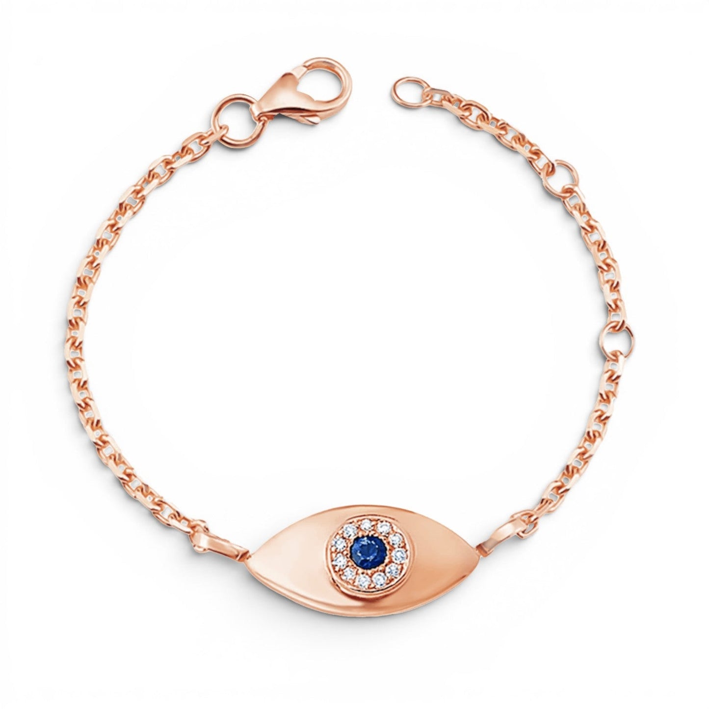 Kids Evil Eye Bracelet - Lotus Diamond