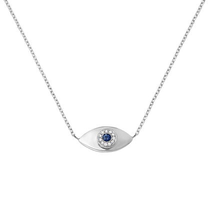 Kids Evil Eye Necklace - Lotus Diamond