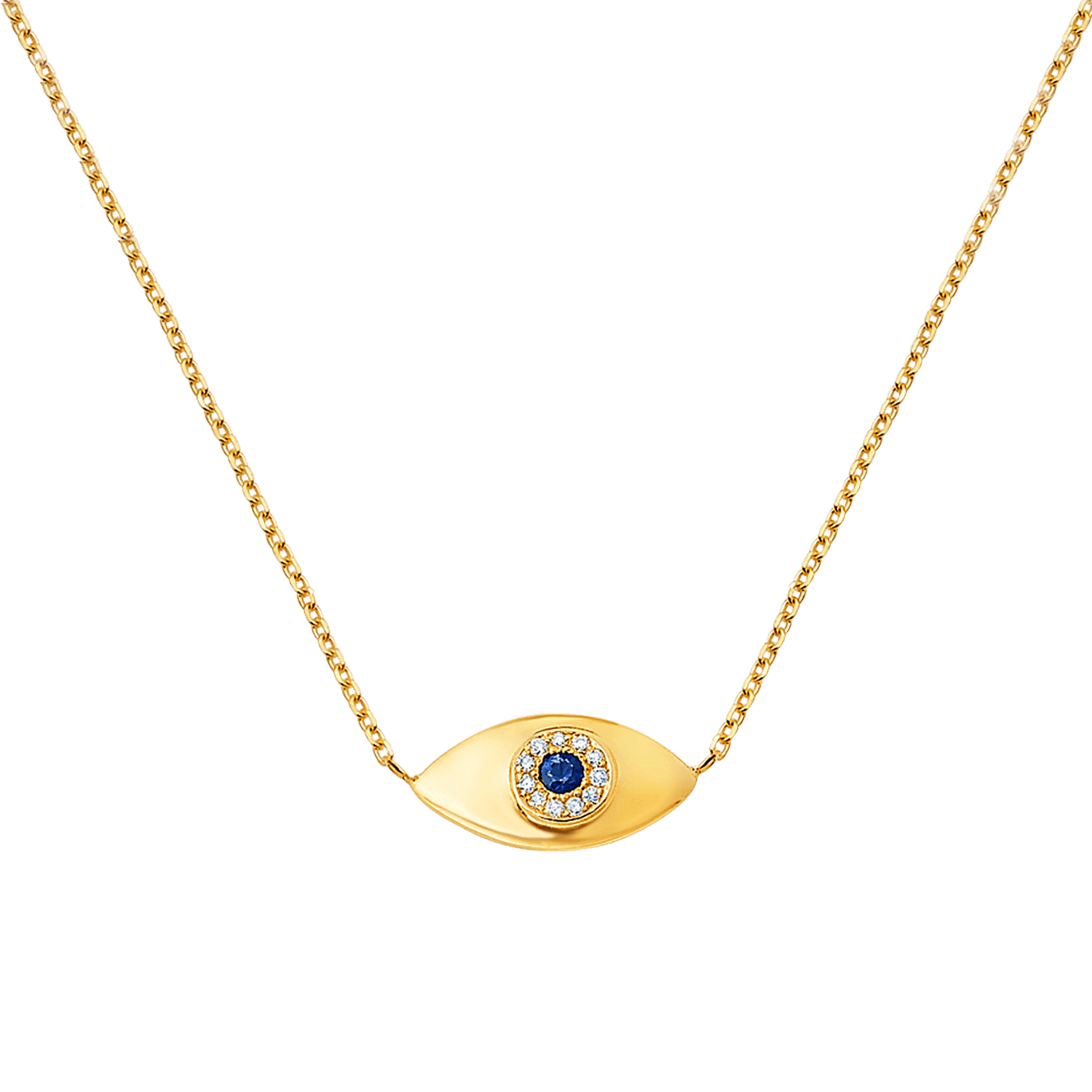 Kids Evil Eye Necklace - Lotus Diamond