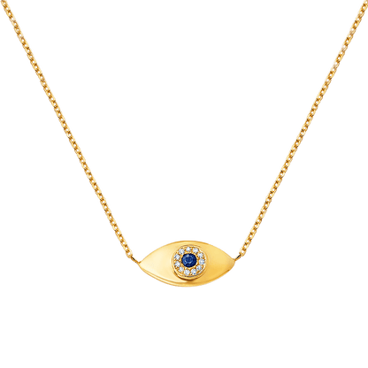 Kids Evil Eye Necklace - Lotus Diamond