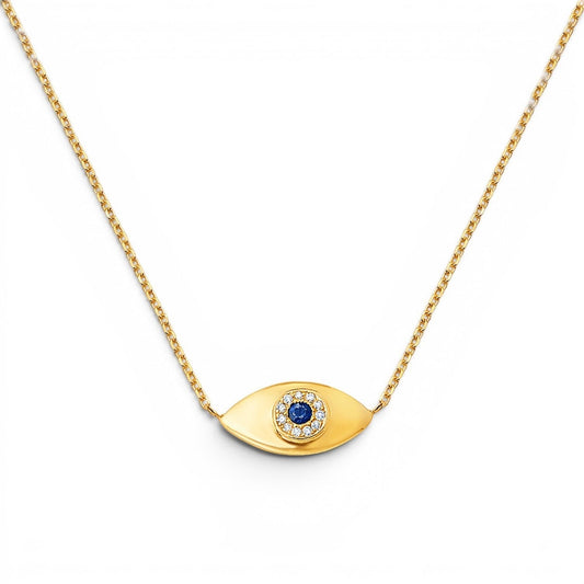 Kids Evil Eye Necklace - Lotus Diamond
