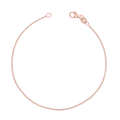 Kids Gold Cable Chain Bracelet - Lotus Diamond