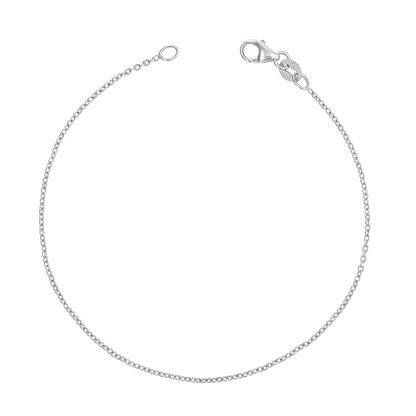 Kids Gold Cable Chain Bracelet - Lotus Diamond