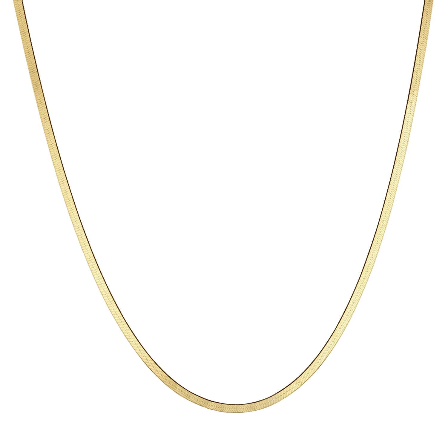 Kids Herringbone Necklace 3mm - Lotus Diamond