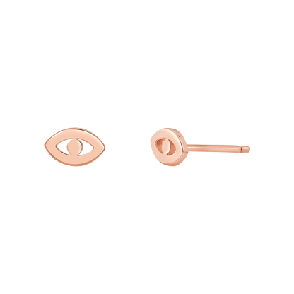Kids Mini Evil Eye Stud Earrings - Lotus Diamond