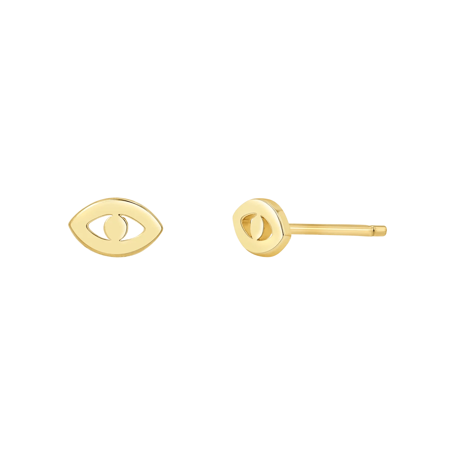 Kids Mini Evil Eye Stud Earrings - Lotus Diamond