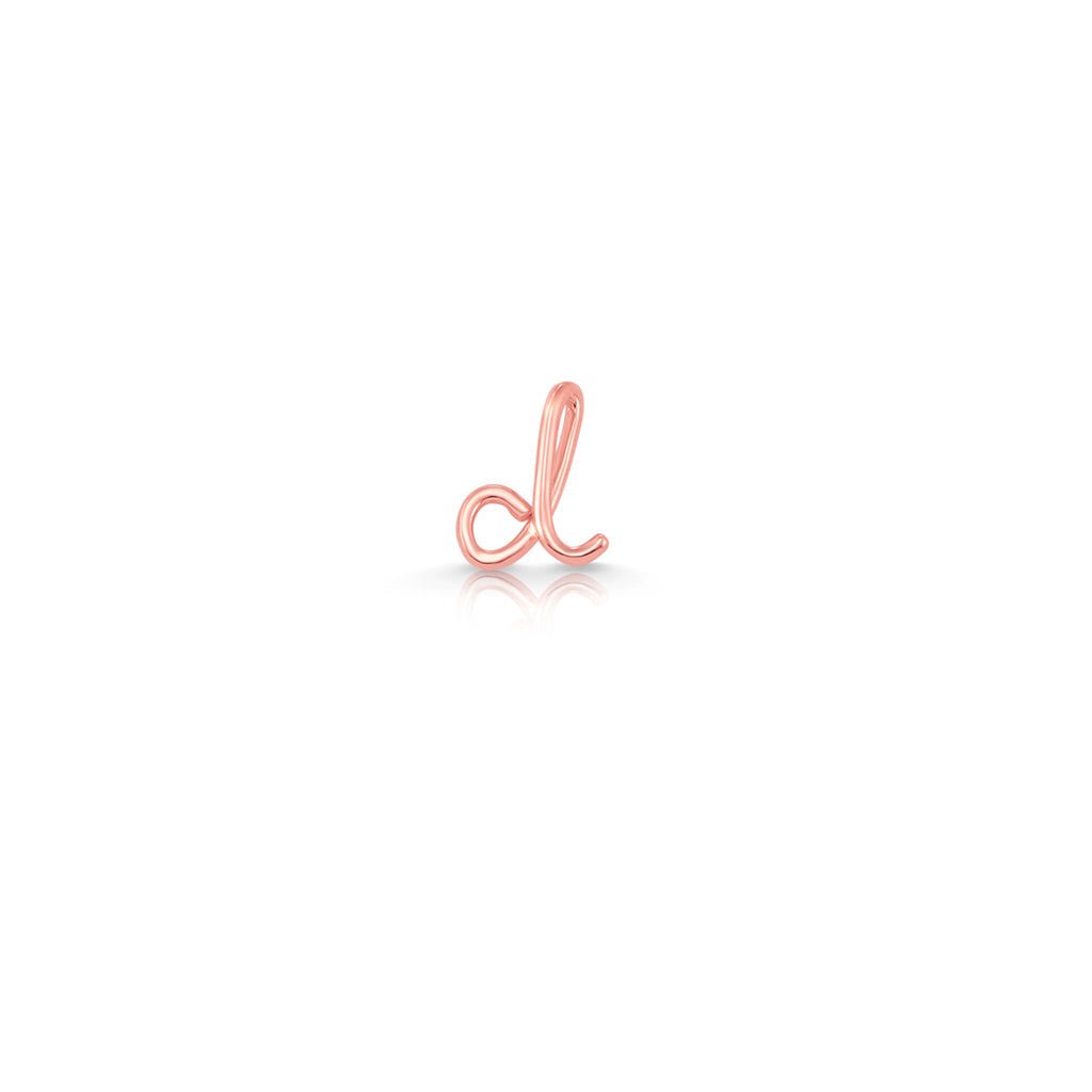 Kids Mini Letter Necklace - Lotus Diamond