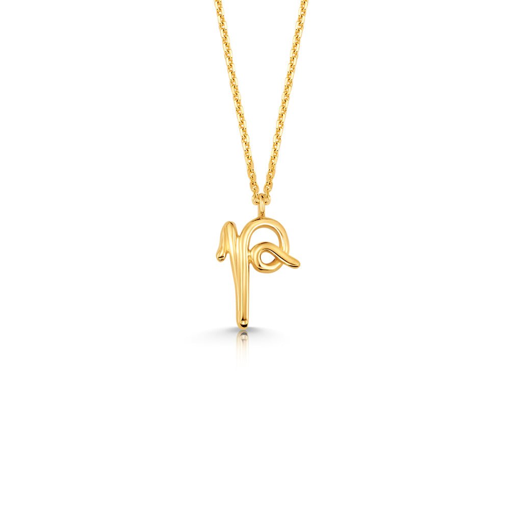 Kids Mini Letter Necklace - Lotus Diamond