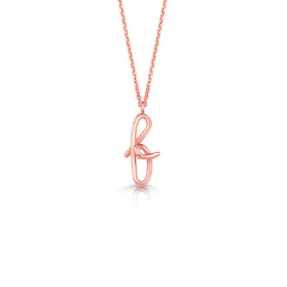 Kids Mini Letter Necklace - Lotus Diamond