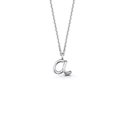 Kids Mini Letter Necklace - Lotus Diamond