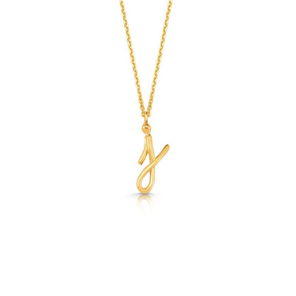 Kids Mini Letter Necklace - Lotus Diamond