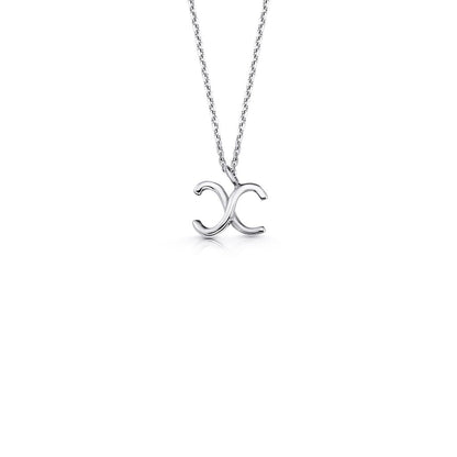 Kids Mini Letter Necklace - Lotus Diamond