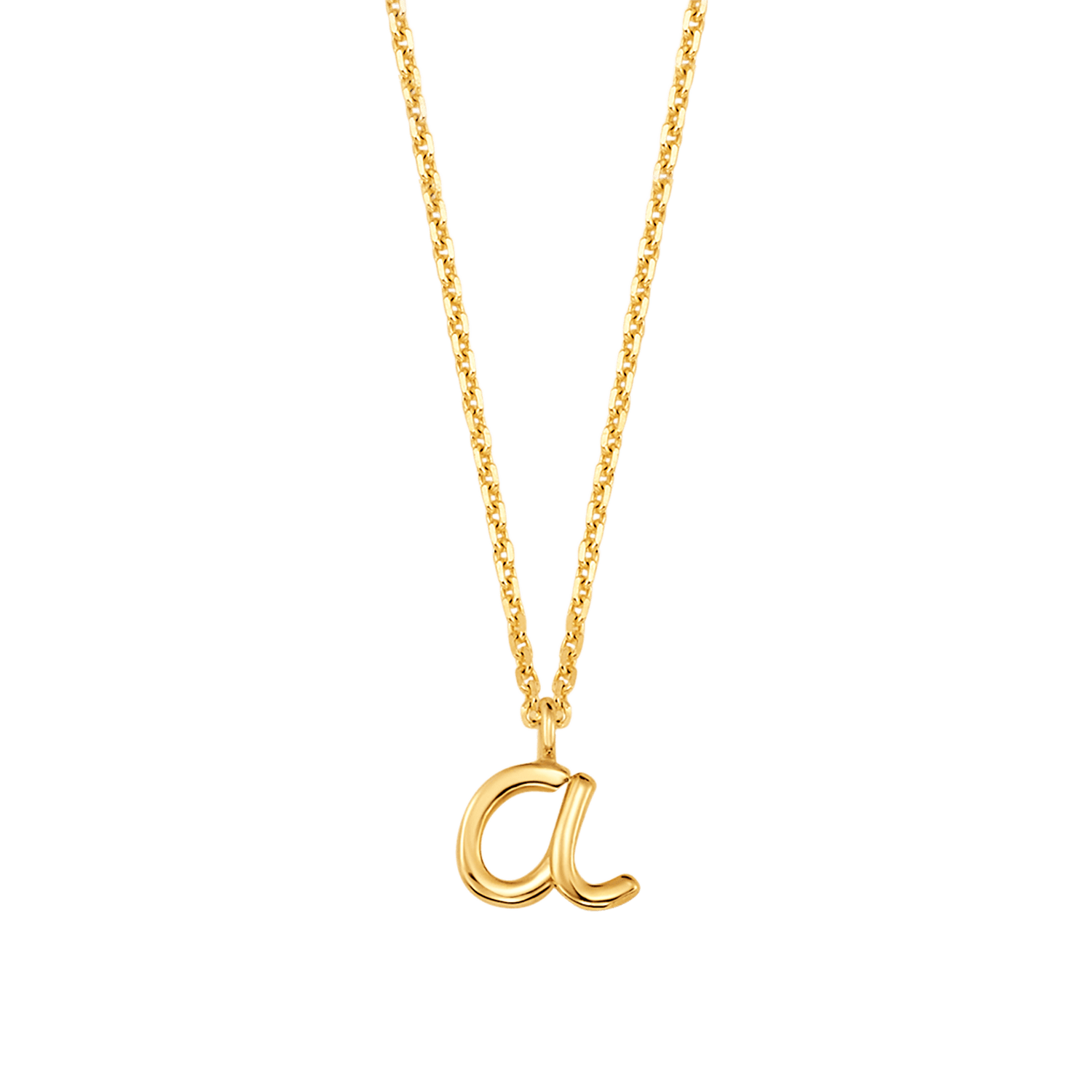 Kids Mini Letter Necklace - Lotus Diamond