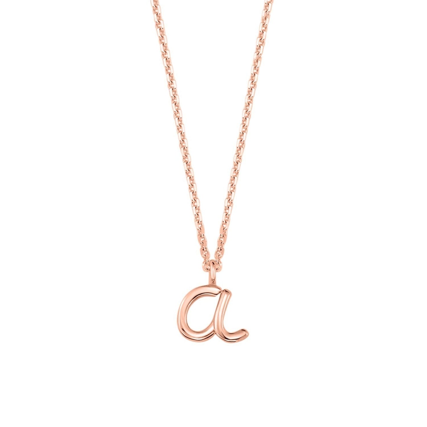 Kids Mini Letter Necklace - Lotus Diamond