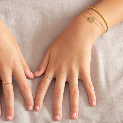 Kids Moon Cut Bracelet - Lotus Diamond