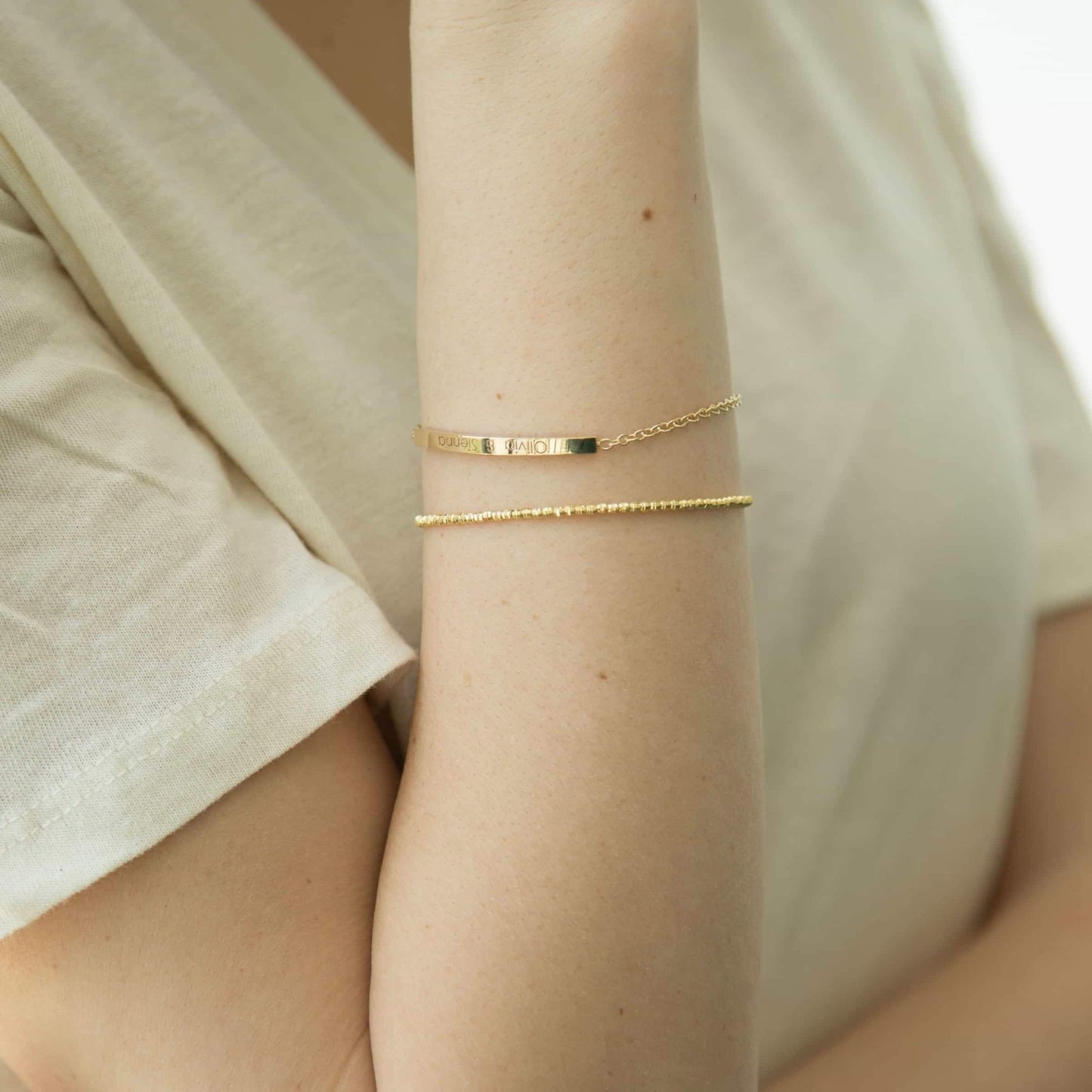 Kids Moon Cut Bracelet - Lotus Diamond